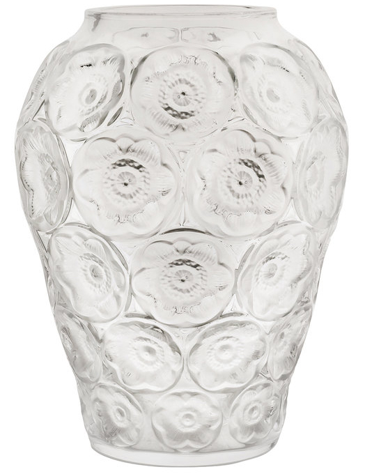 Ваза для цветов прозрачная "Anemones" Lalique