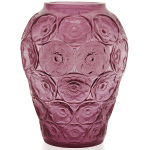 Ваза для цветов фуксия "Anemones" Lalique