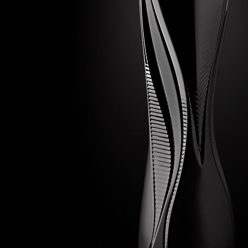 Ваза для цветов "Visio" чёрная Lalique