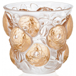 Ваза для цветов золотая "Oran" Lalique