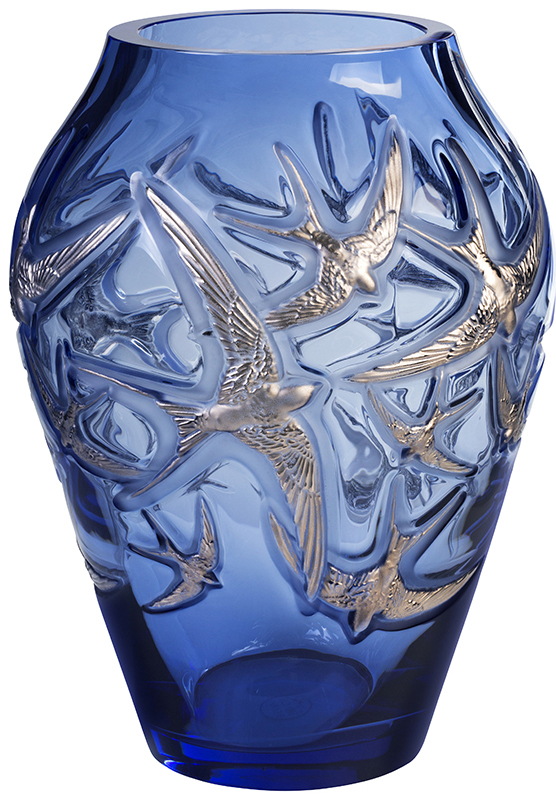Ваза для цветов "Hirondelles" Lalique