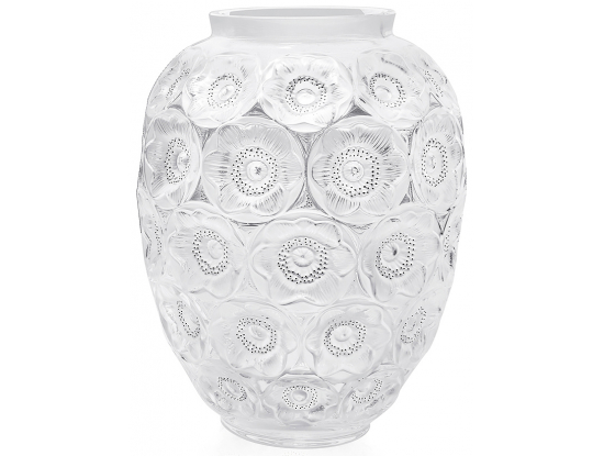 Ваза для цветов прозрачная "Anemones" Lalique