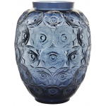 Ваза для цветов синяя "Angelique" Lalique