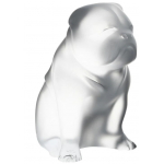 Статуэтка "Бульдог" прозрачный Lalique
