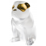 Статуэтка "Бульдог" позолота Lalique
