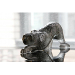 Статуэтка "Пантера Zeila" серая большая Lalique