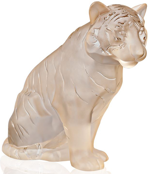 Статуэтка "Тигр" большой золотой Lalique
