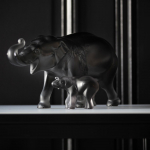Статуэтка "Слон Sumatra" серый Lalique
