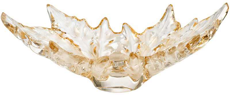 Ваза для фруктов "Champs-Elysees" золотая Lalique