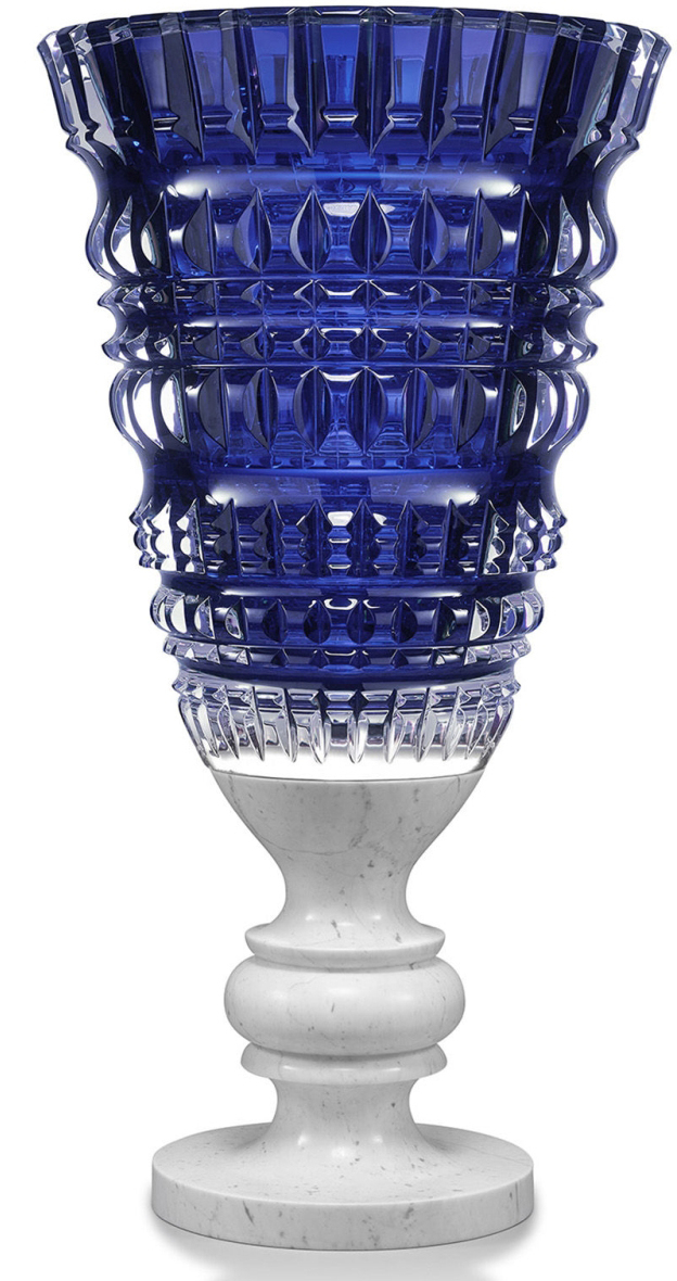 Ваза для цветов синяя "New Antique" Baccarat