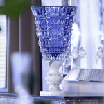 Ваза для цветов синяя "New Antique" Baccarat