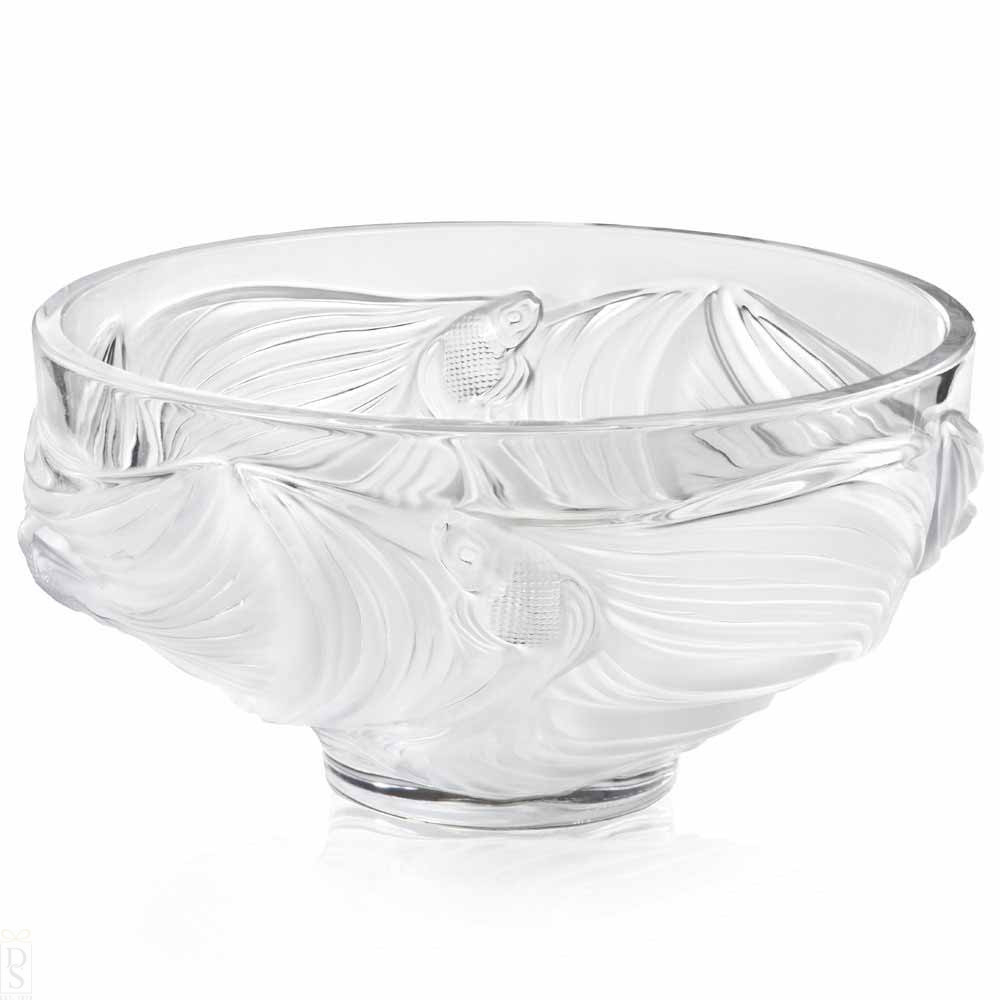 Ваза для фруктов "Poissons combattants" большая Lalique