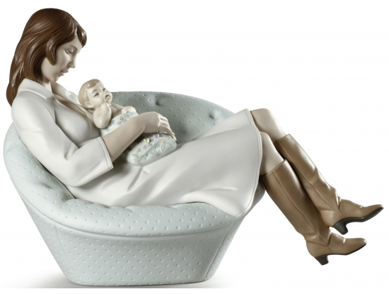 Статуэтка "Ребенок спит с мамой" Lladro
