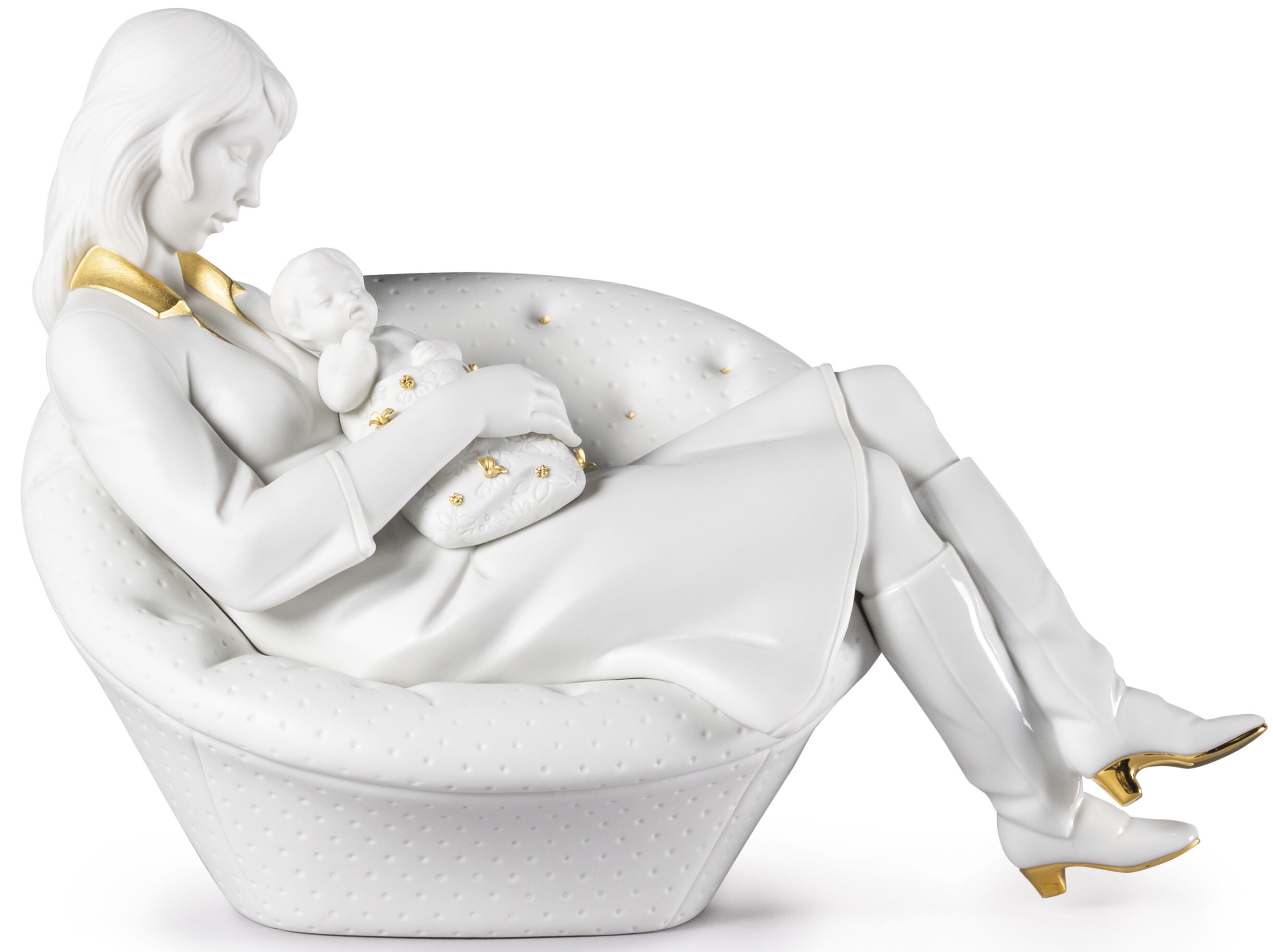 Статуэтка "Ребенок спит с мамой" Lladro