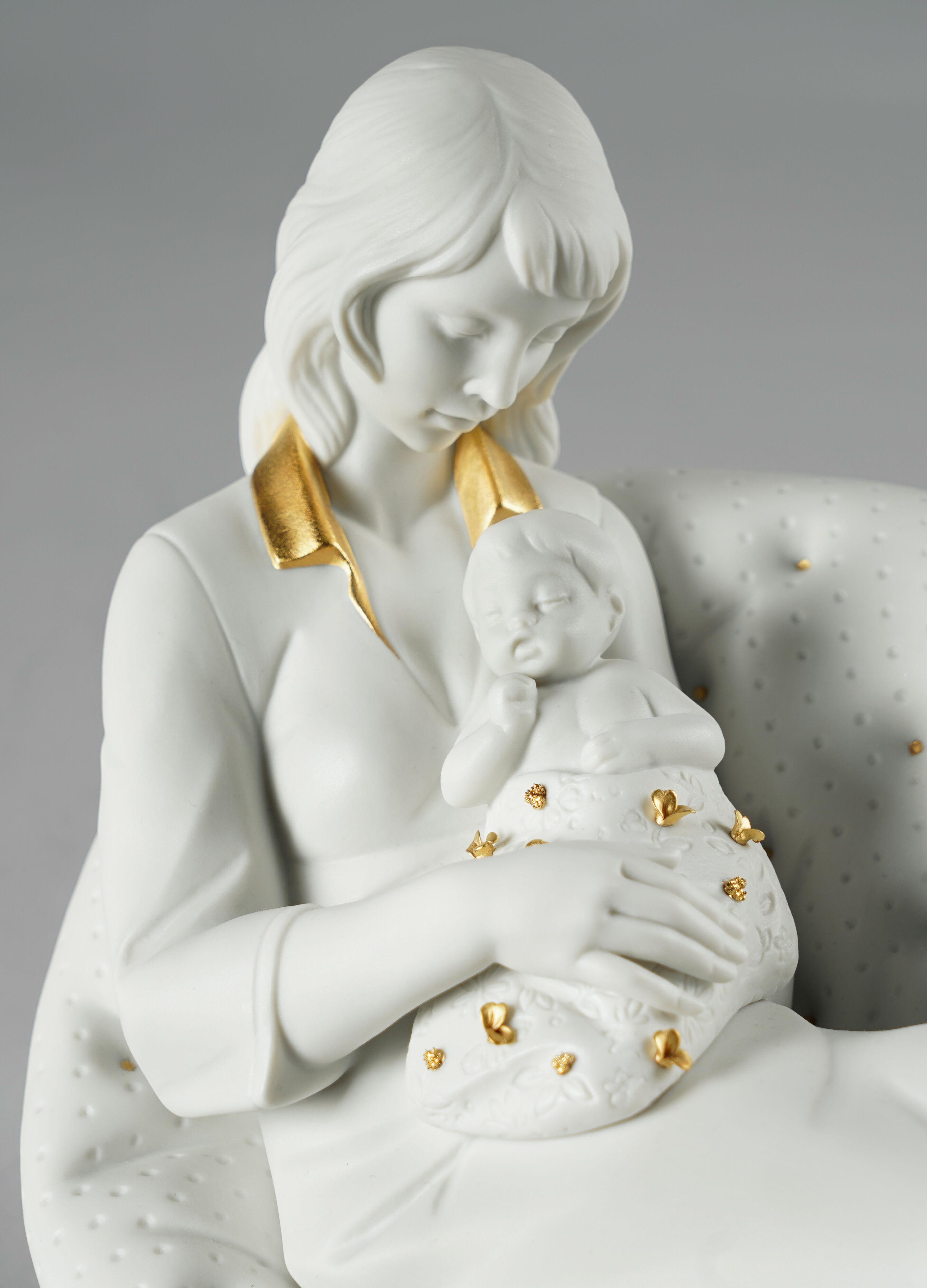 Статуэтка "Ребенок спит с мамой" Lladro