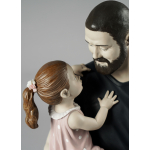Статуэтка "Ребенок в руках папы" Lladro