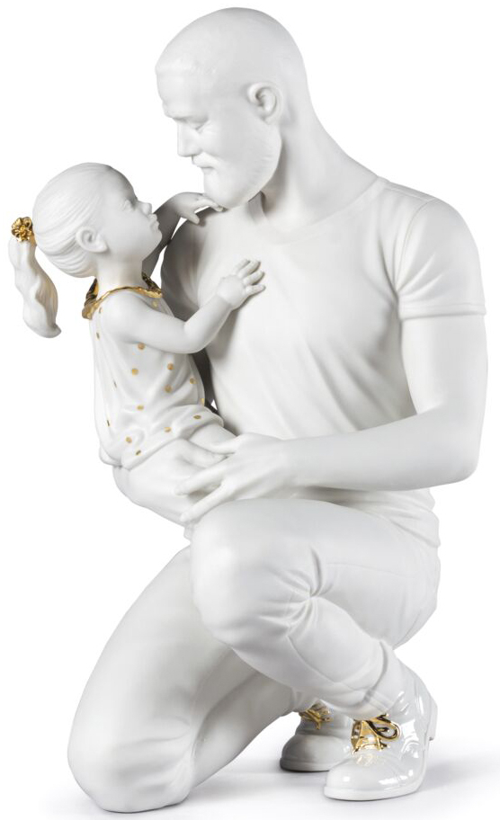 Статуэтка "Ребенок в руках папы" Lladro