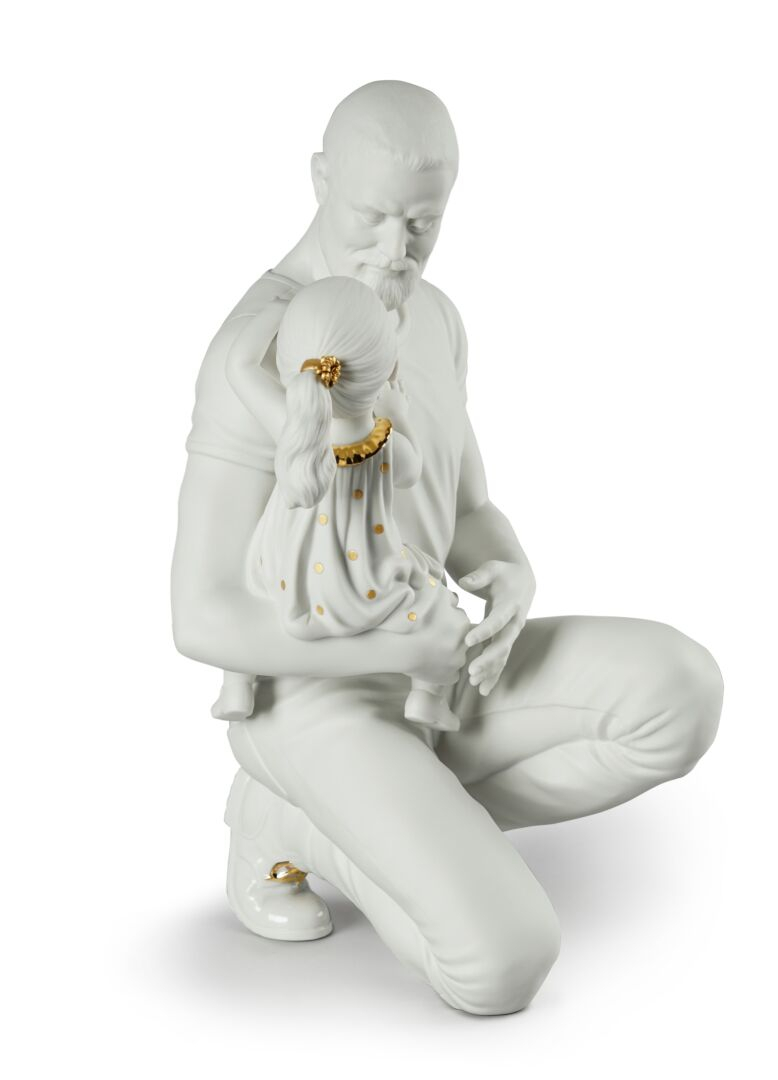 Статуэтка "Ребенок в руках папы" Lladro