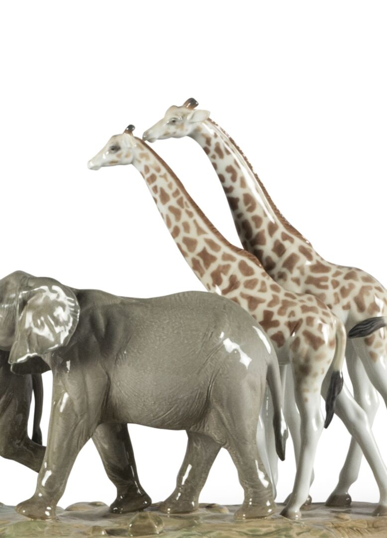 Статуэтка "Стадо африканской саванны" Lladro