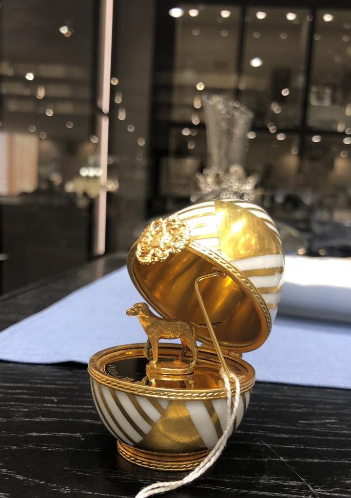 Яйцо "Золотой Ретривер" FABERGE