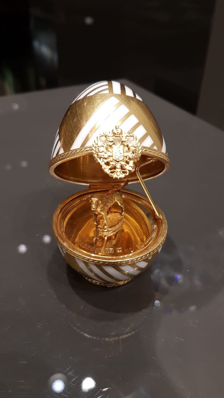 Яйцо "Золотой Ретривер" FABERGE