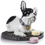 Статуэтка "Французский бульдог с макарунами" Lladro