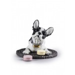 Статуэтка "Французский бульдог с макарунами" Lladro