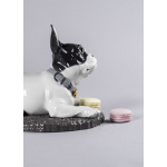 Статуэтка "Французский бульдог с макарунами" Lladro