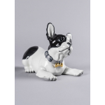 Статуэтка "Французский бульдог с макарунами" Lladro