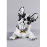 Статуэтка "Французский бульдог с макарунами" Lladro