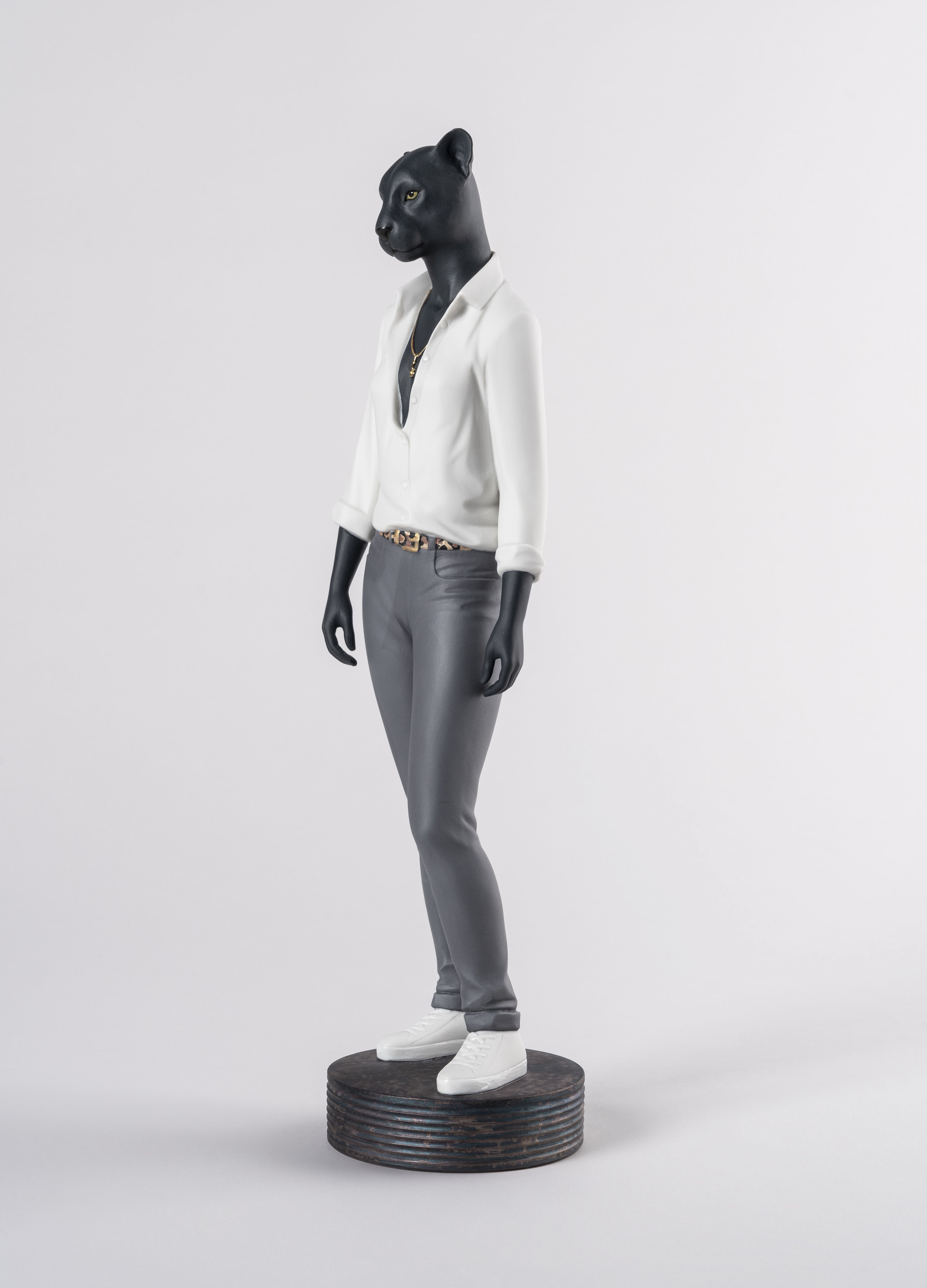 Статуэтка "Женщина - пантера" Lladro