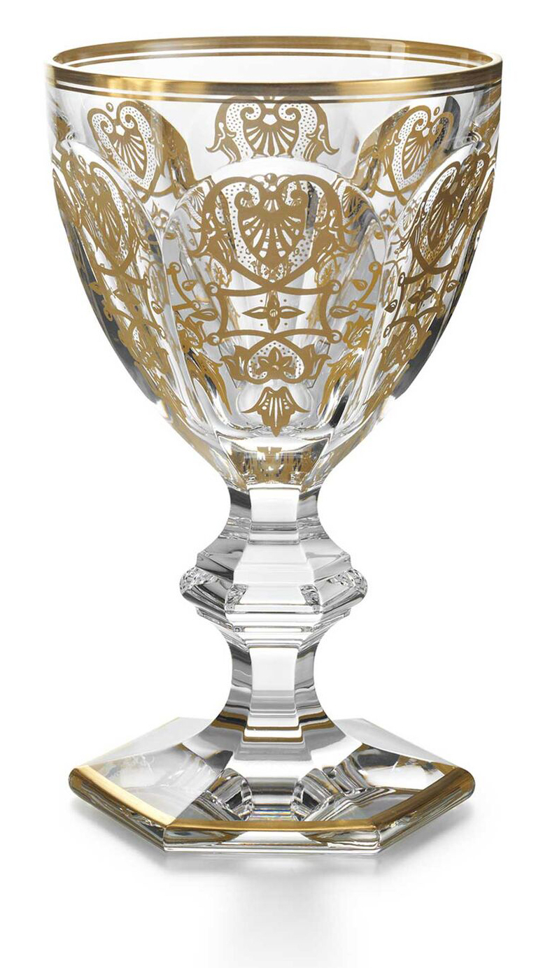 Бокал для вина с золотым декором №2 "HARCOURT EMPIRE" Baccarat