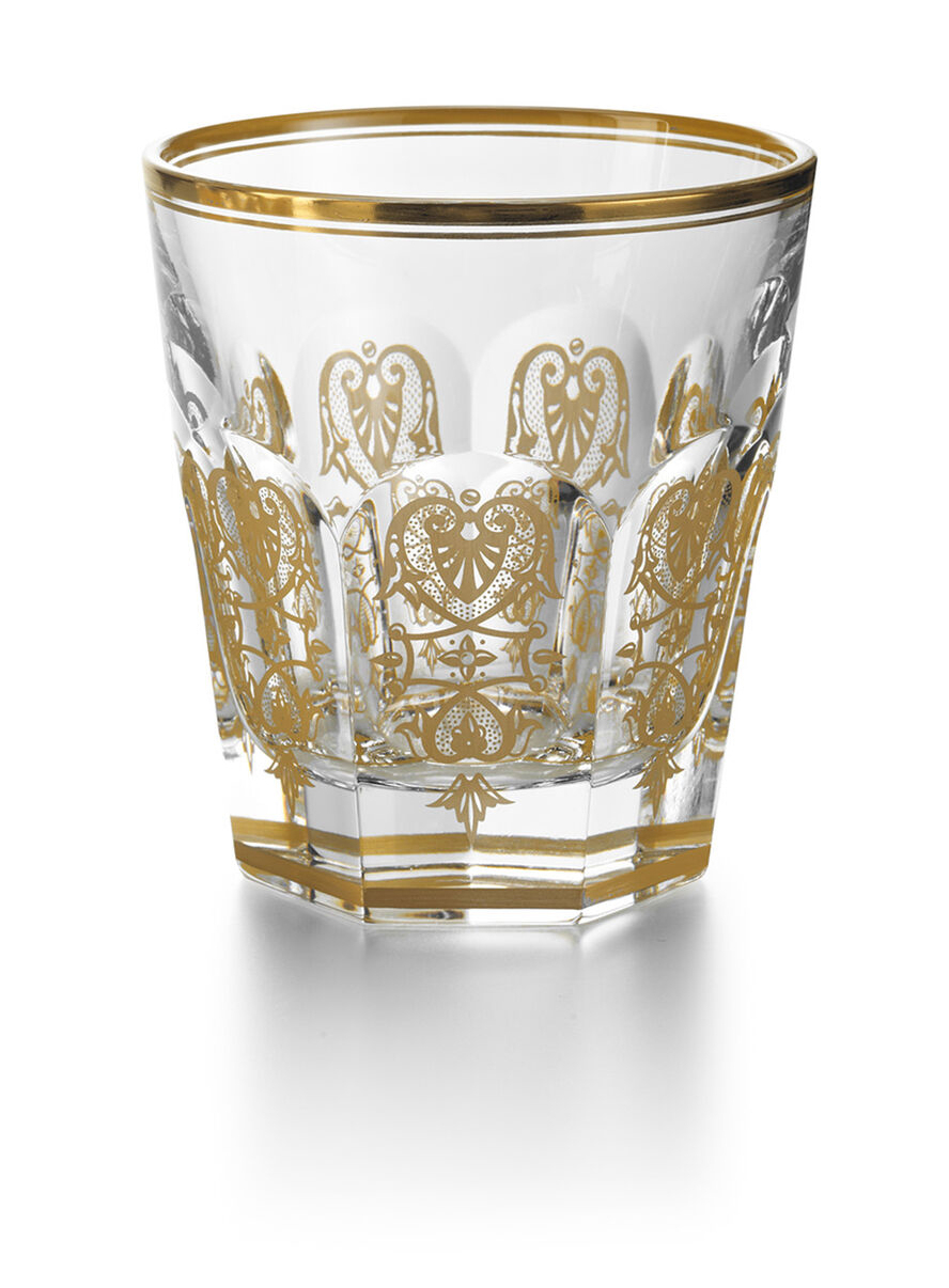 Стакан для виски с золотым декором №3 "Harcourt Empire" Baccarat