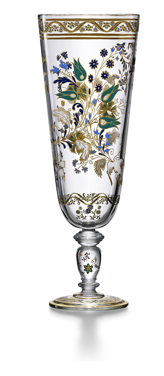Ваза для цветов "Haute Couture - Райские птицы" Baccarat