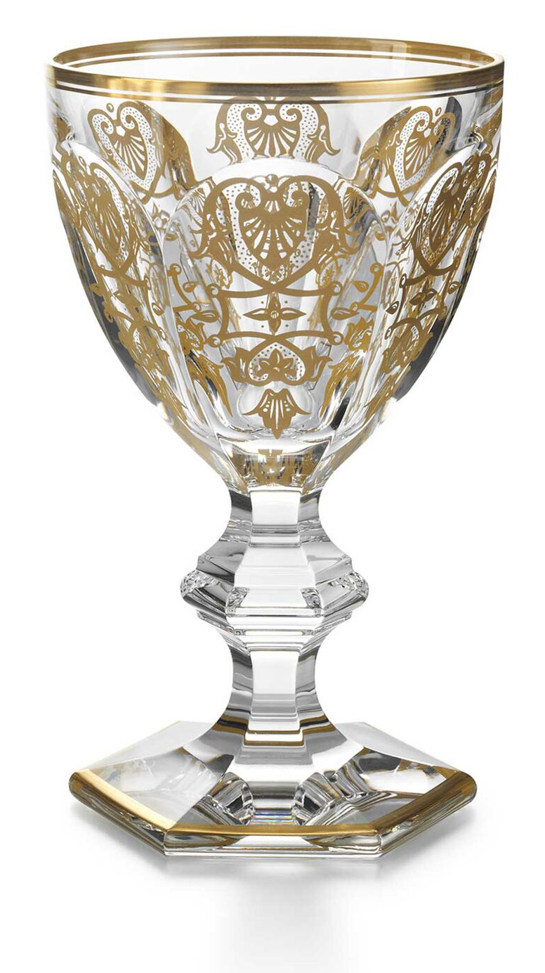 Бокал для вина с золотым декором №1 "HARCOURT EMPIRE" Baccarat