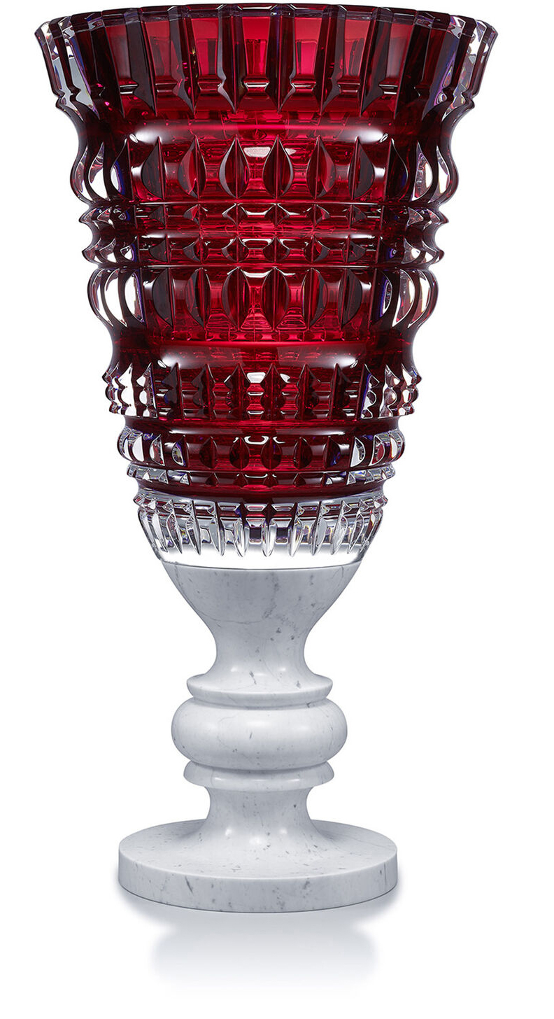 Ваза для цветов красная "New Antique" Baccarat