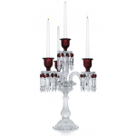 Подсвечник на 4 свечи красный "Zenith" Baccarat