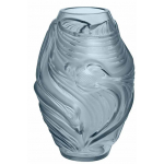 Ваза для цветов голубая "Poissons Combattants" Lalique