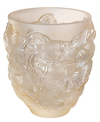 Ваза для цветов золотая "ROSETAIL" Lalique