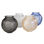 Ваза для цветов серая "Hirondelles" Lalique