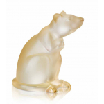 Статуэтка "Крыса" золотая Lalique