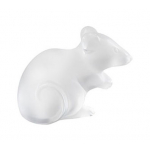 Статуэтка "Мышь" белая Lalique
