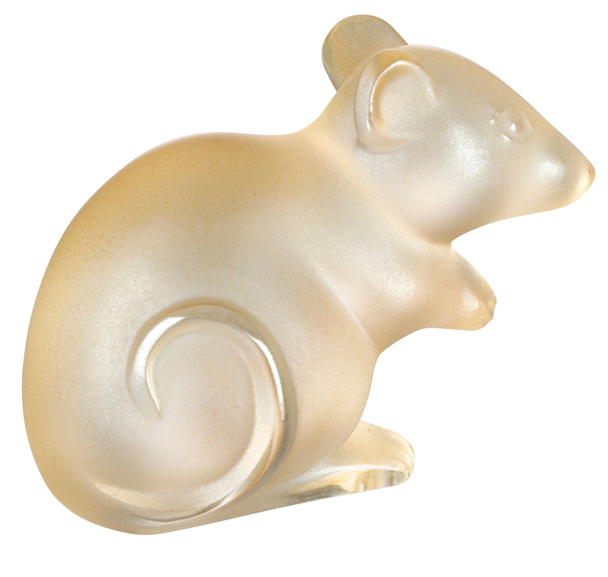 Статуэтка "Крыса" золотая Lalique