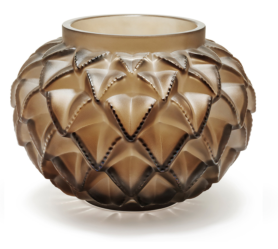 Ваза для цветов бронзовая большая "Languedoc" Lalique