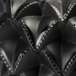 Ваза для цветов чёрная малая "Languedoc" Lalique