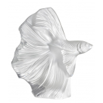 Статуэтка прозрачная "Бойцовая рыбка" Lalique