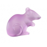 Статуэтка "Мышь" розовая Lalique