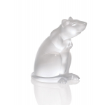 Статуэтка "Крыса" прозрачная Lalique