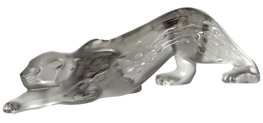 Статуэтка "Пантера Zeila" малая серая Lalique