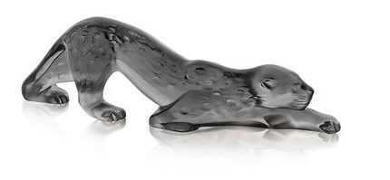 Статуэтка "Пантера Zeila" малая серая Lalique